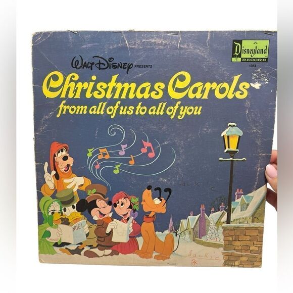 VINTAGE RARE WALT DISNEY CHRISTMAS CAROLS FROM ALL OF US TO ALL OF YOU VINYL - Picture 2 of 10